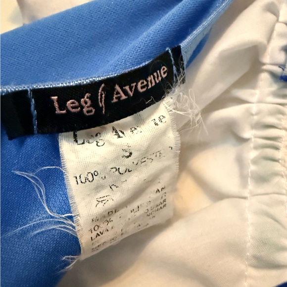 Vintage Leg Average Blueberry Muffin Costume Set Y2K Cosplay Rave Party Sz Small - Picture 12 of 16